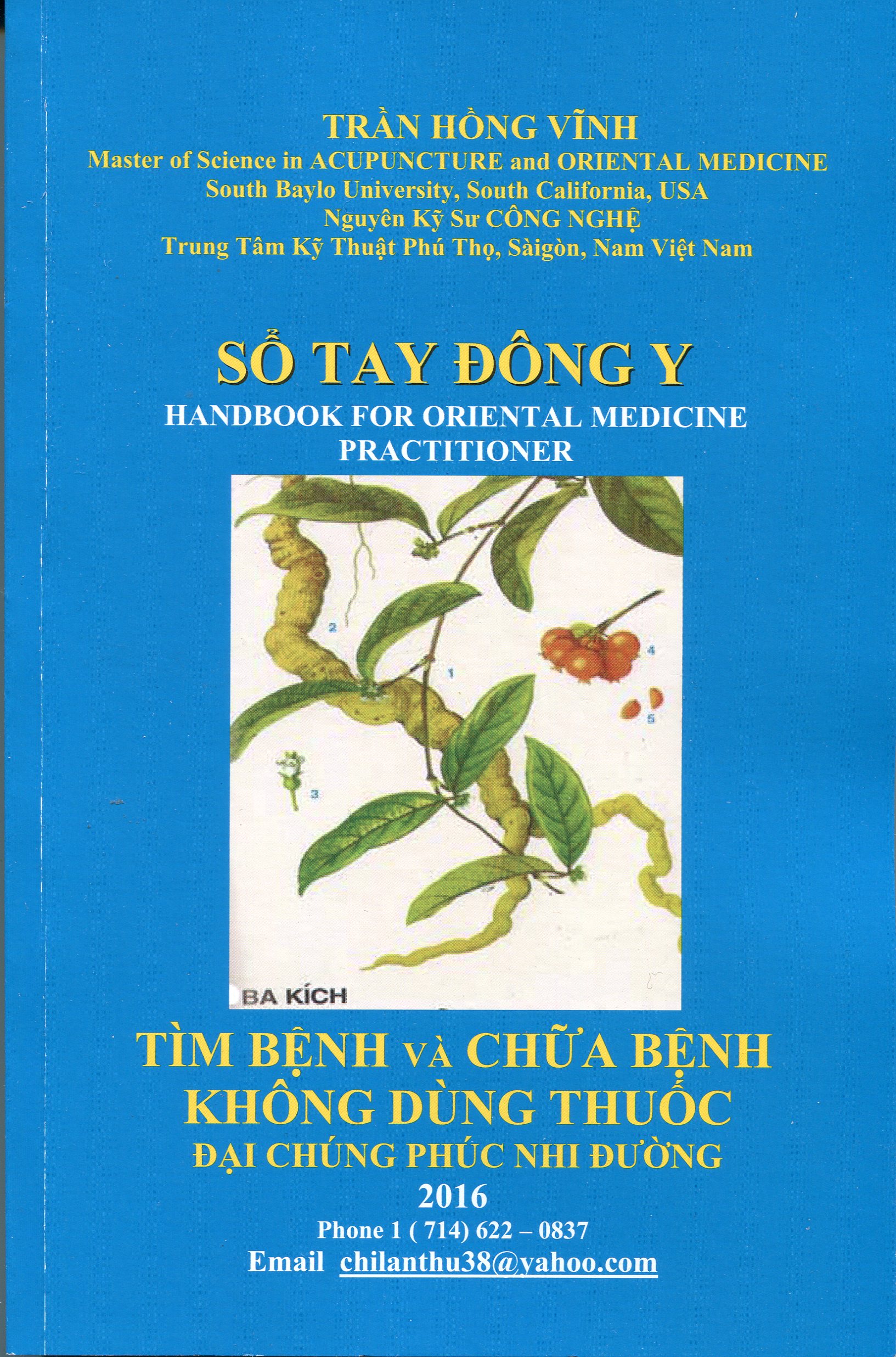 Sổ Tay Đông Y - Tìm Bệnh và Chữa Bệnh Không Dùng Thuốc